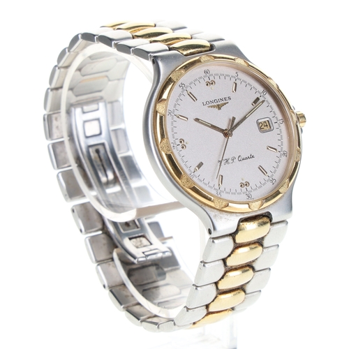 63 - Longines - Conquest Two Tone Watch, ref. L1.613.3
