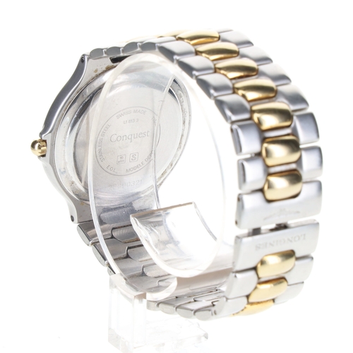 63 - Longines - Conquest Two Tone Watch, ref. L1.613.3