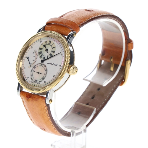 70 - Louis Erard - La Longue Ligne Regulator MOP Dial Hand-Wind Watch, ref. 0896-1