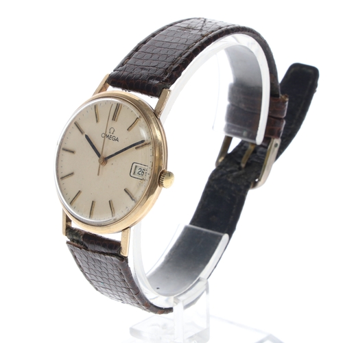82 - Omega - 9ct Gold Hand Wind Dress Watch, ref. 132.5017
