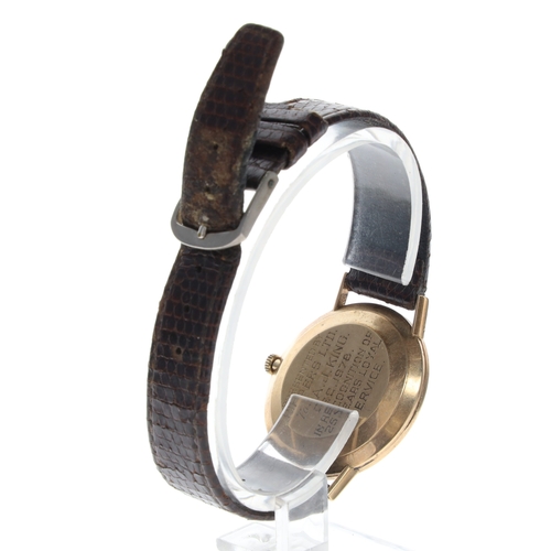 82 - Omega - 9ct Gold Hand Wind Dress Watch, ref. 132.5017