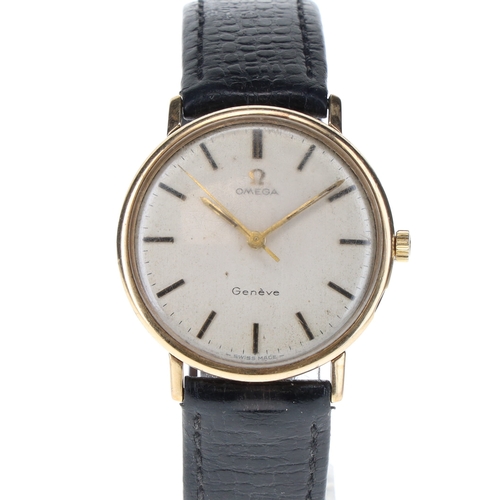 85 - Omega - 9ct Yellow Gold Geneve Watch