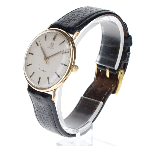 85 - Omega - 9ct Yellow Gold Geneve Watch