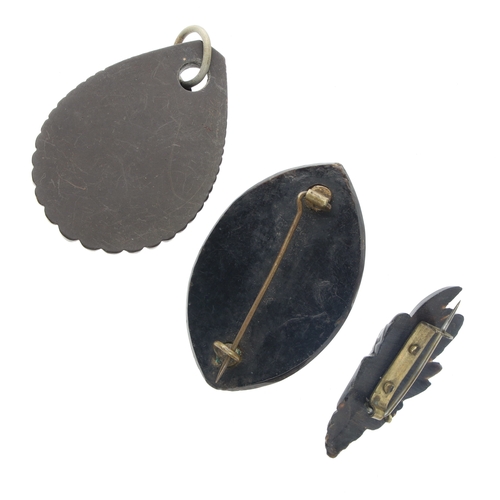 367 - Antique Jewellery Collection including Mourning, Book Chain, Enamel