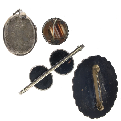 375 - Antique Jewellery Collection including Rolled Gold, Silver, Micro Mosaic, Cameo