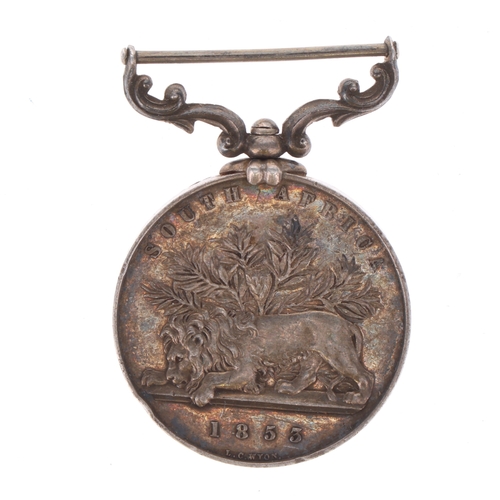 Victoria South Africa 1853 Zulu War Officers Medal Awarded to Captain W.C Ward 43rd R
