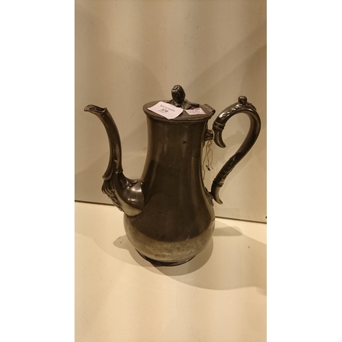 378 - Sheffield Pewter coffee pot