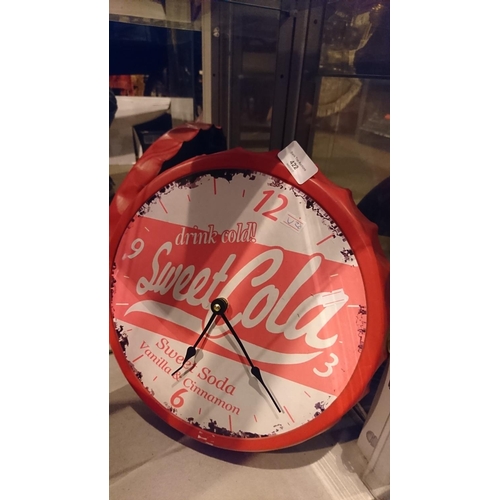 422 - Sweet cola Kitchen clock