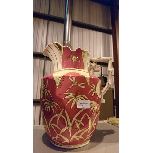 423 - Large victorian jug