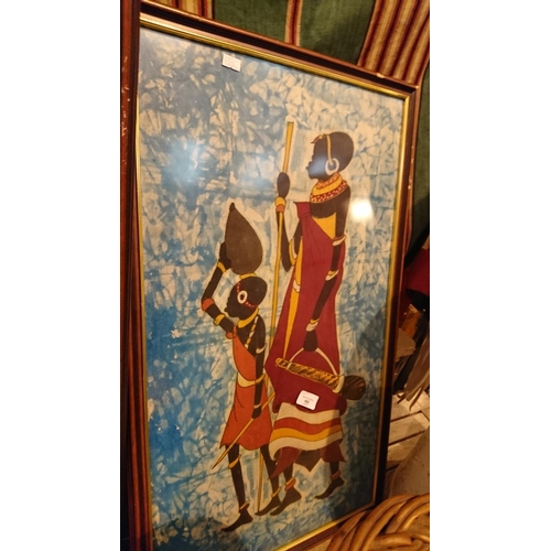 492 - African art picture