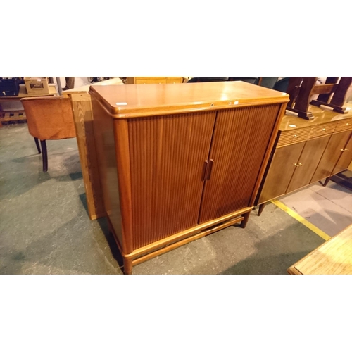 523 - Tambour fronted cabinet