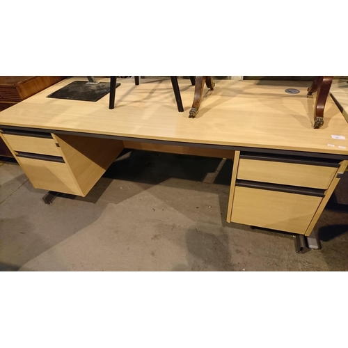 530 - Large office table with 4 drawers