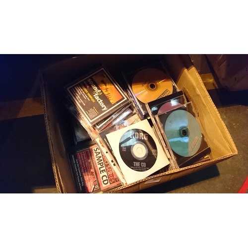 306 - Large box of cds