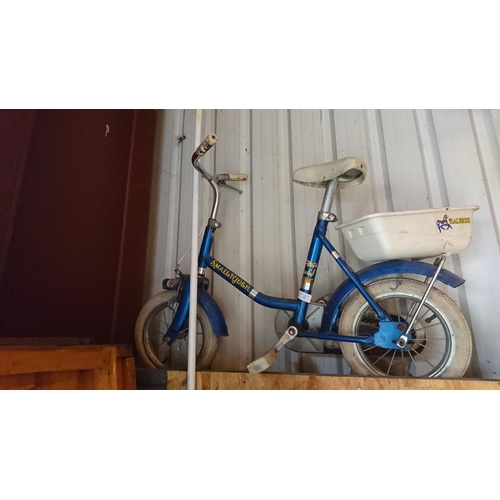 31 - Small Rider Blue bike