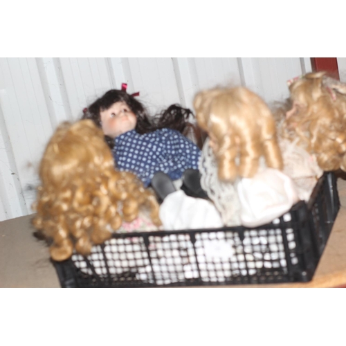 144 - Job lot of dolls