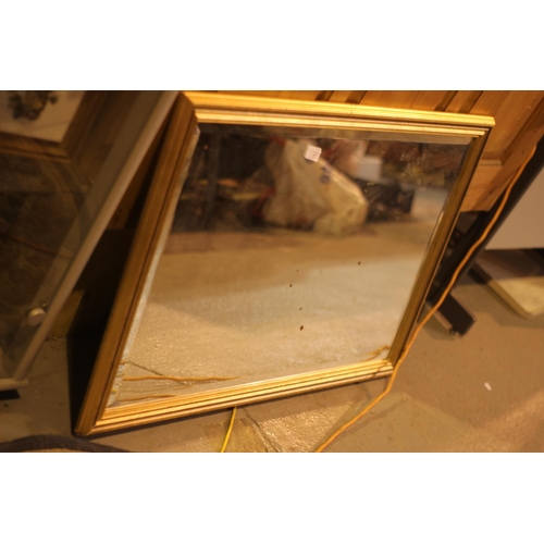 212 - Large gilt framed bevelled mirror