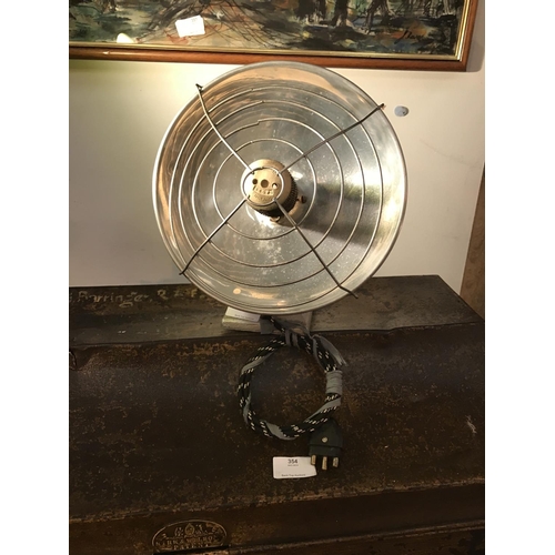 353 - Vintage heat lamp, untested