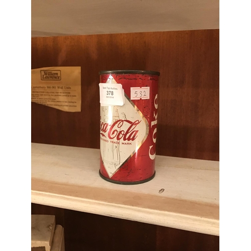 378 - Vintage Coca Cola can