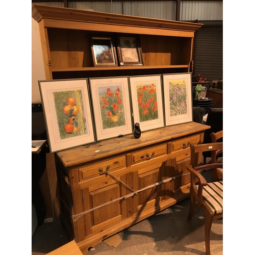 458 - Pine Welsh Dresser