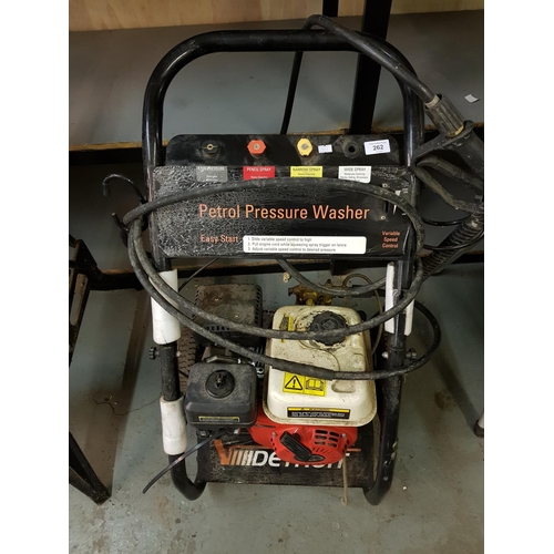 262 - Detroit petrol washer with Honda engine. Working