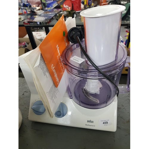 459 - Braun multi quick 3 V blender. Working