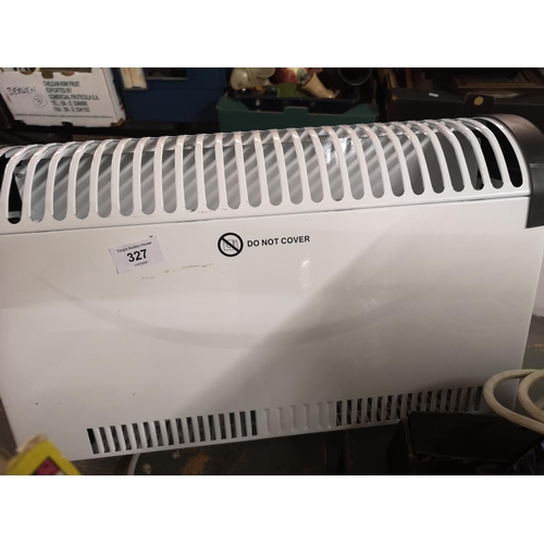 327 - Kingavon electric heater. Model no: BB-CH500 220-240v 2000w. Missing stand