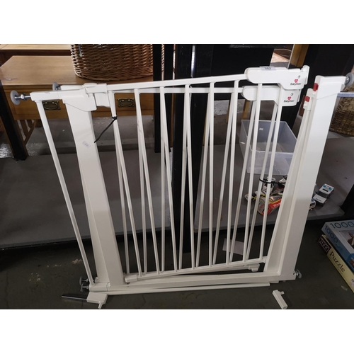 352 - Two BabyDan stair gates. Approx width 86cm