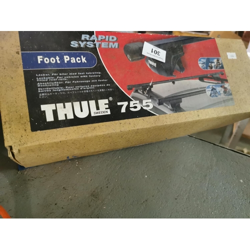 301 - Thule 755 roof rack foot pack.