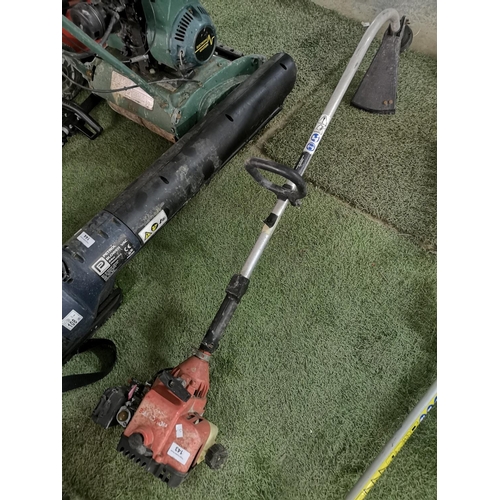 143 - Red Homelite petrol strimmer - untested