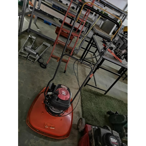 149 - Flymo XL 500 petrol mower, with Honda engine - gwo