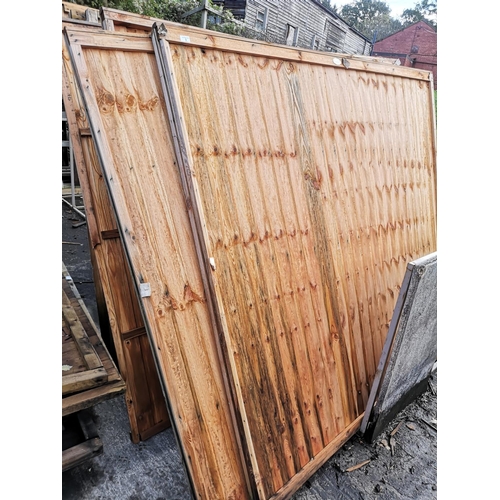 3 - Two 6 x 6 fence panels