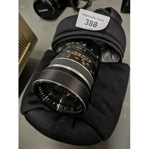 388 - Hanimar 1 :  3.5 f=135 mm NO14013 camera lens.