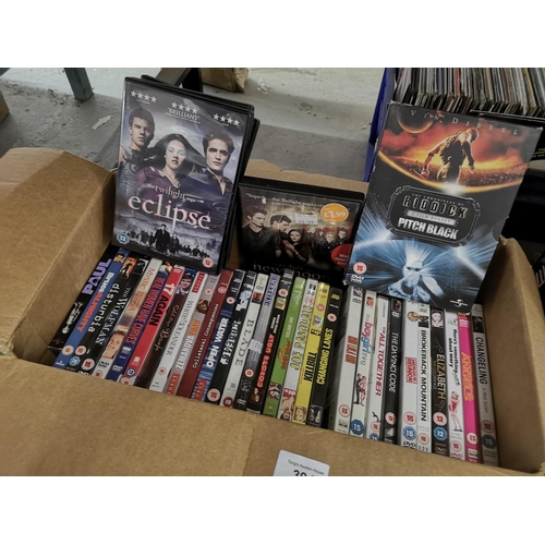 394 - Collection of DVDs inc Twilight films, wolf man etc.