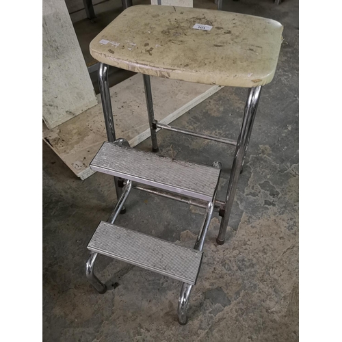 103 - Brabantia metal folding step stool