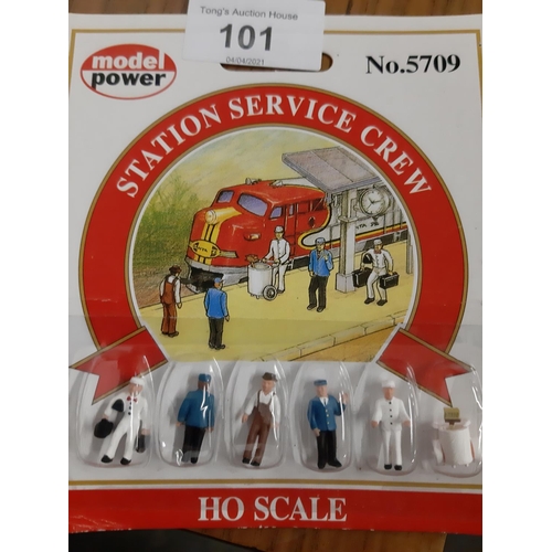 101 - Model power HO Scale station service crew