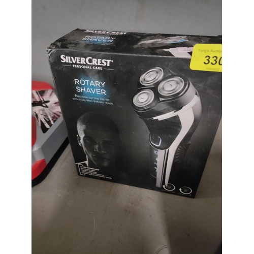 330 - SILVERCREST ROTARY SHAVER BOXED BRAND NEW