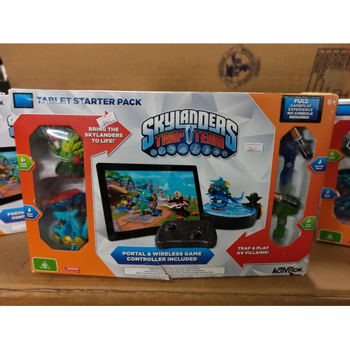 94 - Skylanders trap team TABLET STARTER PACK GAME portable and wireless game controller included boxed  ... 