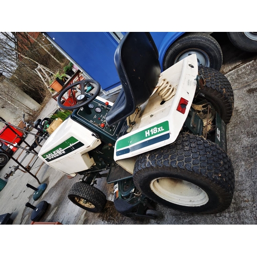 16 - RIDE ON MOWER LARGE BOLENS HL18XL BEEN STANDING FOR  FOUR  YEARS