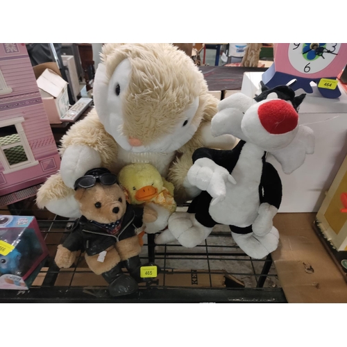 465 - Collection of soft toys including large Bunny