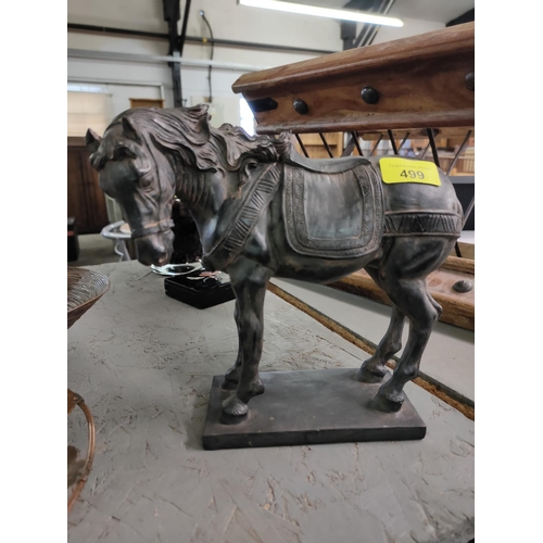 499 - Large heavy quality Decorative Horse ornament