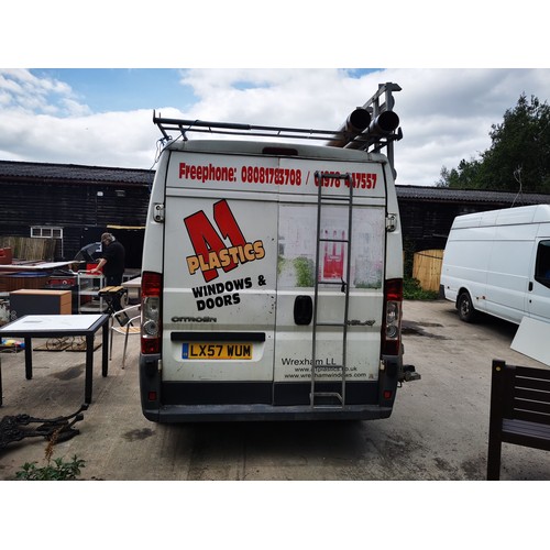 88 - CITROEN RELAY GOOD RUNNER COMPLETE WORK VAN ROOF BARS, SIDE RACKS BUILT IN SHELVING GENUINE REASON F... 