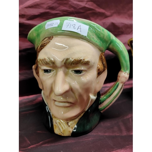 718A - Vintage Beswick Charles Dickens Scrooge Character Toby jug number 372