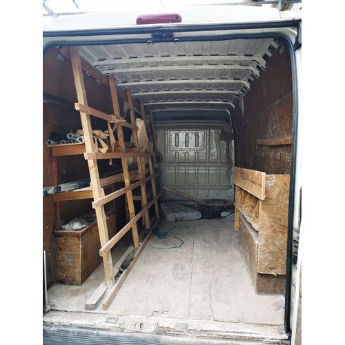 88 - CITROEN RELAY GOOD RUNNER COMPLETE WORK VAN ROOF BARS, SIDE RACKS BUILT IN SHELVING GENUINE REASON F... 