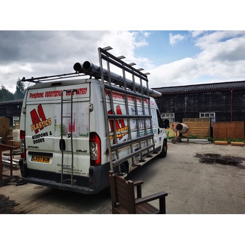 88 - CITROEN RELAY GOOD RUNNER COMPLETE WORK VAN ROOF BARS, SIDE RACKS BUILT IN SHELVING GENUINE REASON F... 