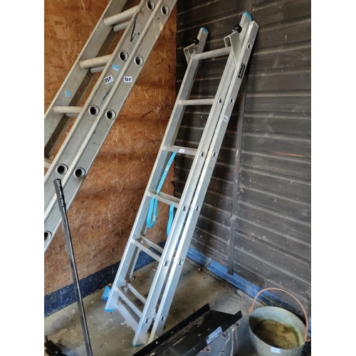 88G - TWO PIECE MULTI FUNCTION LADDER GREAT CONDITION