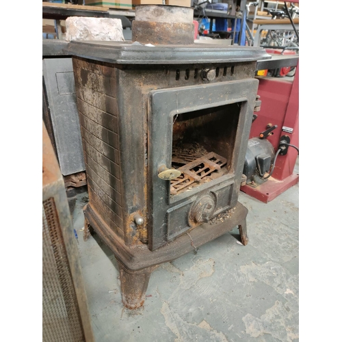 403 - CAST IRON LOG BURNER MULTI BURNER