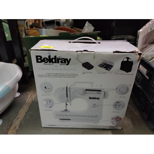 1445 - Beldray 12 stitch sewing machine in box