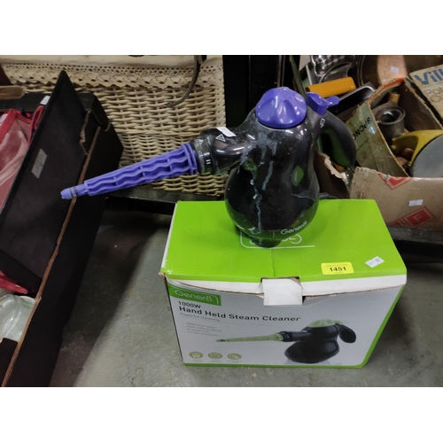 1451 - Gener8 1000w hand held steam cleaner