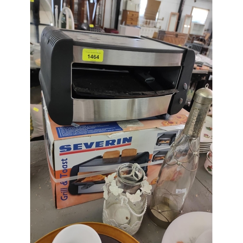 1464 - Severin gourmet Grill and toast machine