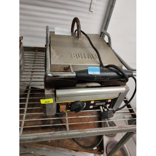 468 - Buffalo Digital industrial contact grill